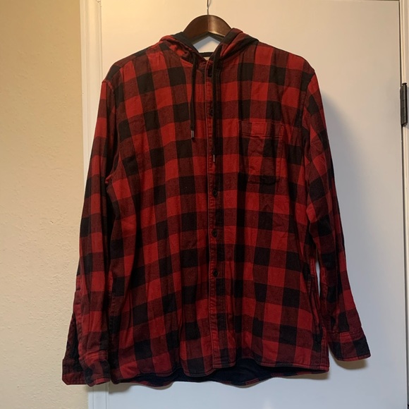 Red Head Other - Men’s Red Head Hooded Flannel Shirt